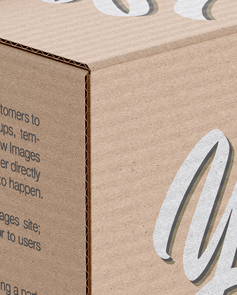 Kraft Big Box Mockup