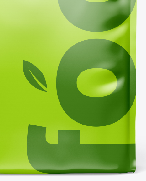Glossy Food Bag Mockup Glossy Food Bag Mockup