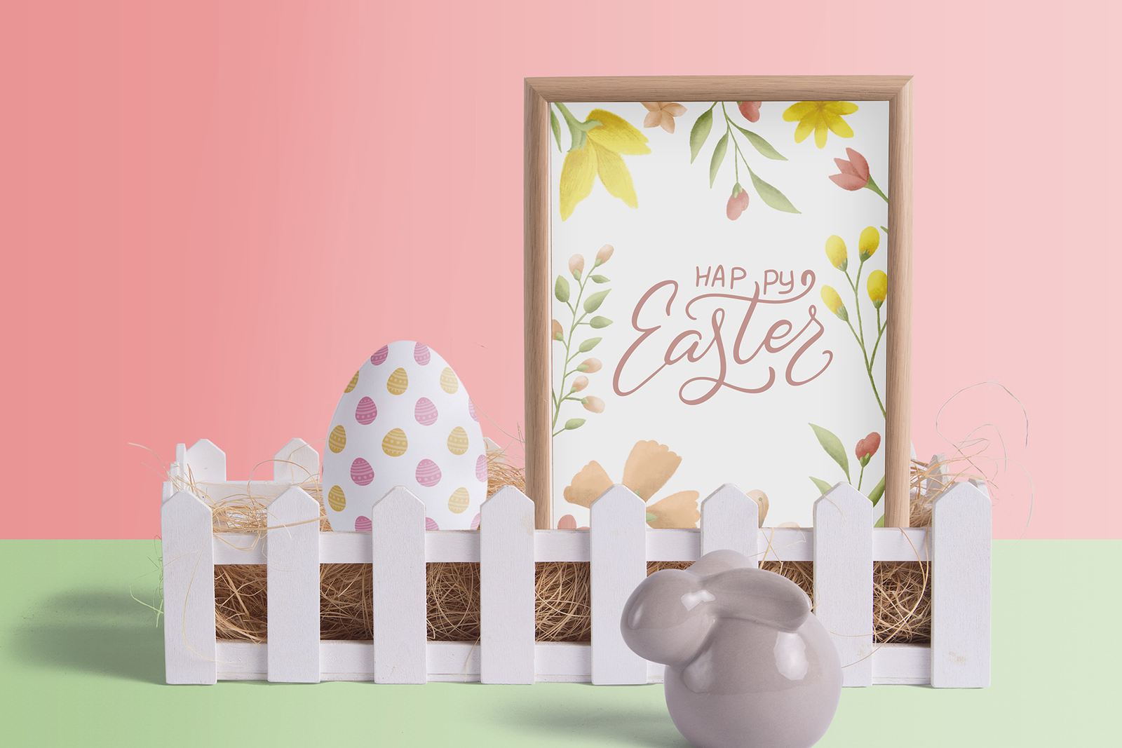 Easter egg-Graphic clipart+lettering Easter egg-Graphic clipart+lettering