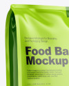 Glossy Food Bag Mockup Glossy Food Bag Mockup
