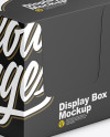 Closed Display Box Mockup