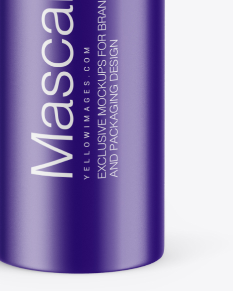 Matte Mascara Tube Mockup