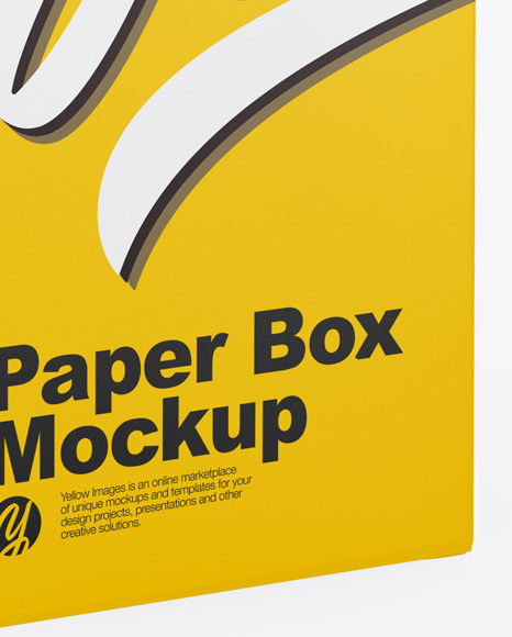 Glossy Box Mockup