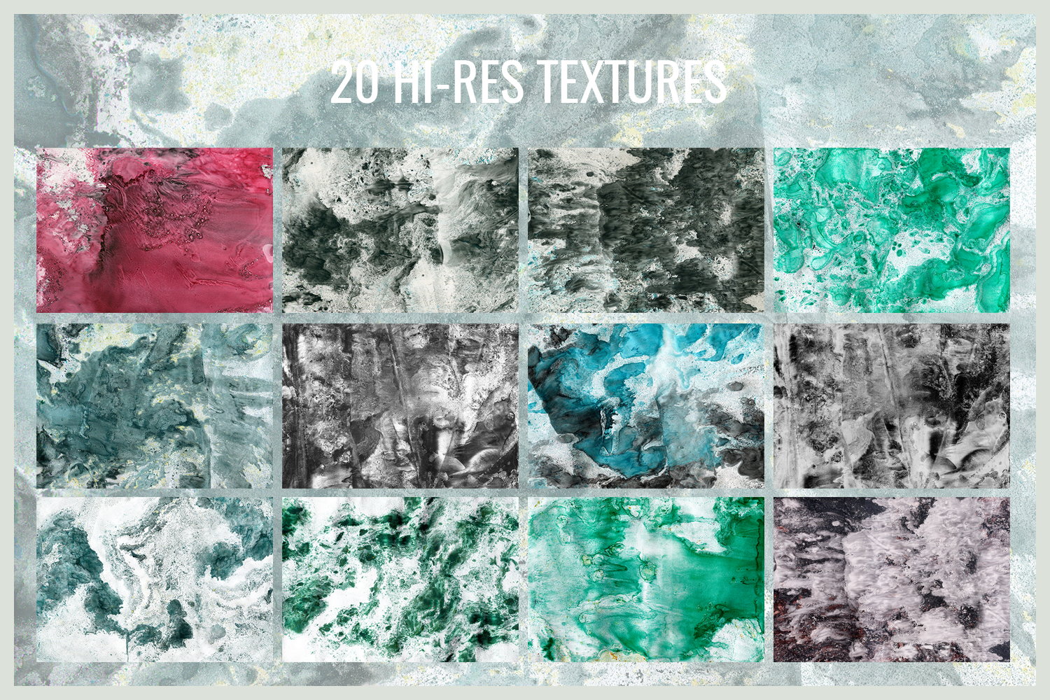 Modern marble digital paper textures