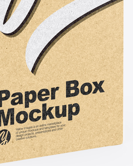 Kraft Box Mockup