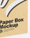 Kraft Box Mockup