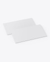 Paper Business Cards Mockup