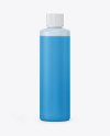 250ml Frosted Plastic Bottle Mockup