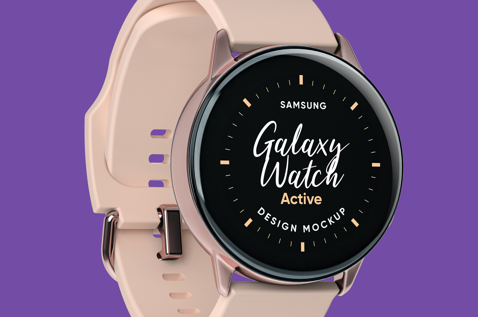 Samsung Galaxy Watch Design Mockup