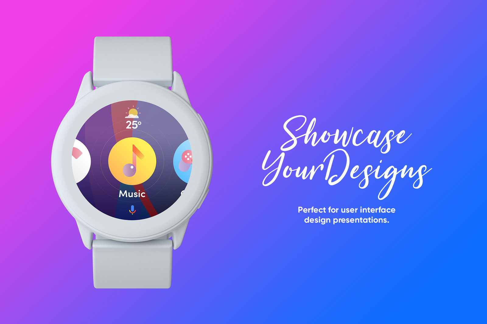 Samsung Galaxy Watch Design Mockup