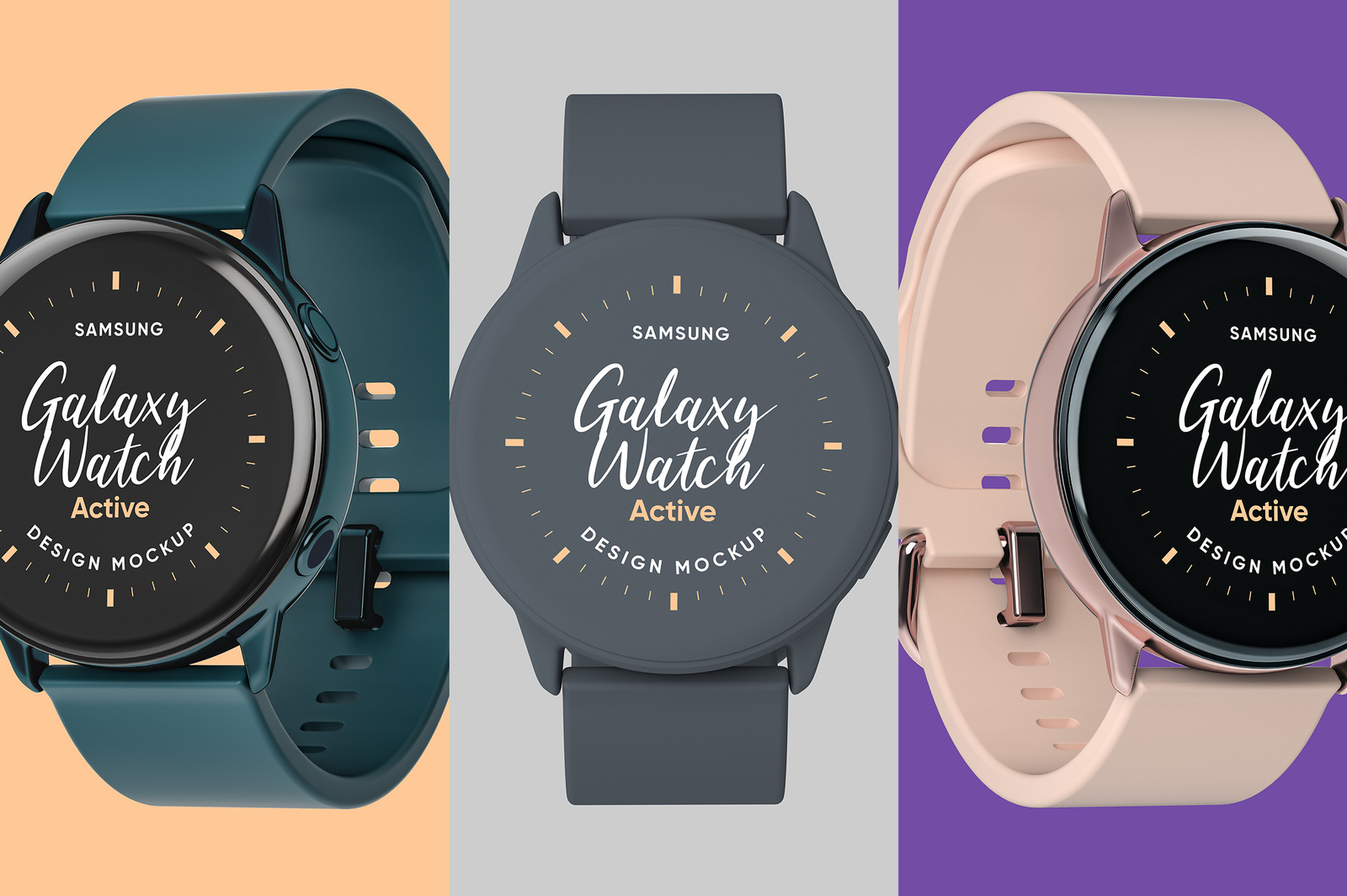 Samsung Galaxy Watch Design Mockup