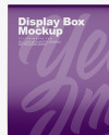 Display Box w/ Sachets Mockup