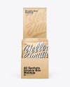 Kraft Display Box w/ Sachets Mockup