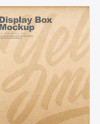 Kraft Display Box w/ Sachets Mockup