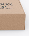 Pizza Box Mockup - Front Vew