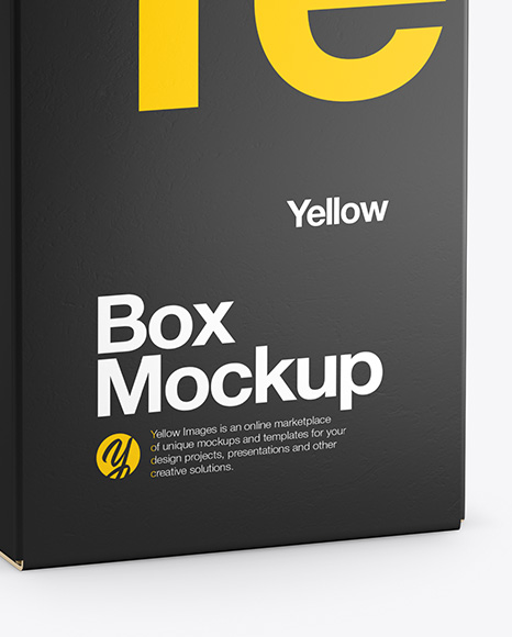 Glossy Paper Box w/ Hang Tab Mockup