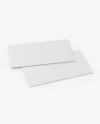 Paper Business Cards Mockup