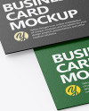 Textured Business Cards Mockup