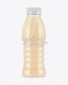 Plastic Bottle W/ Banana Juice Mockup