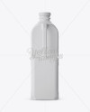 2L Matt Plastic Milk Jug Mockup - Front and Back Views