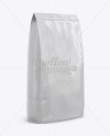 Glossy Paper Bag Mockup - Half Side View