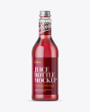 500ml Clear Glass Bottle With Berry Syrup Mockup 500ml Clear Glass Bottle With Berry Syrup Mockup