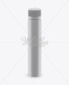 Matt Plastic Sport Nutrition Bottle Mockup - Front View (High-Angle Shot)