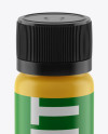 Matt Plastic Sport Nutrition Bottle Mockup - Front View (High-Angle Shot)