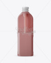 2L Plastic Red Juice Jug Mockup - Front and Back Views