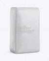 Glossy Paper Bag Mockup - Halfside View