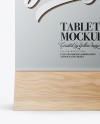 Metallic Table Tent Mockup