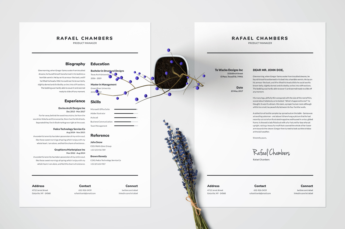 Resume/CV Template - Rafael