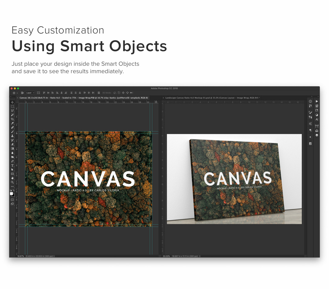 Landscape Canvas Ratio 4x3 Mockup 01 Landscape Canvas Ratio 4x3 Mockup 01