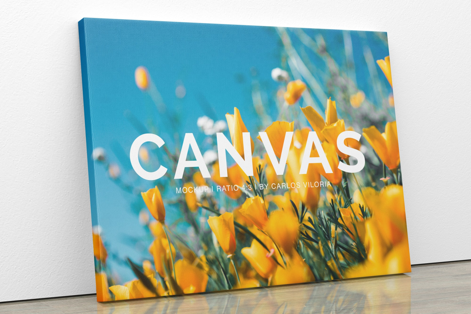 Landscape Canvas Ratio 4x3 Mockup 01