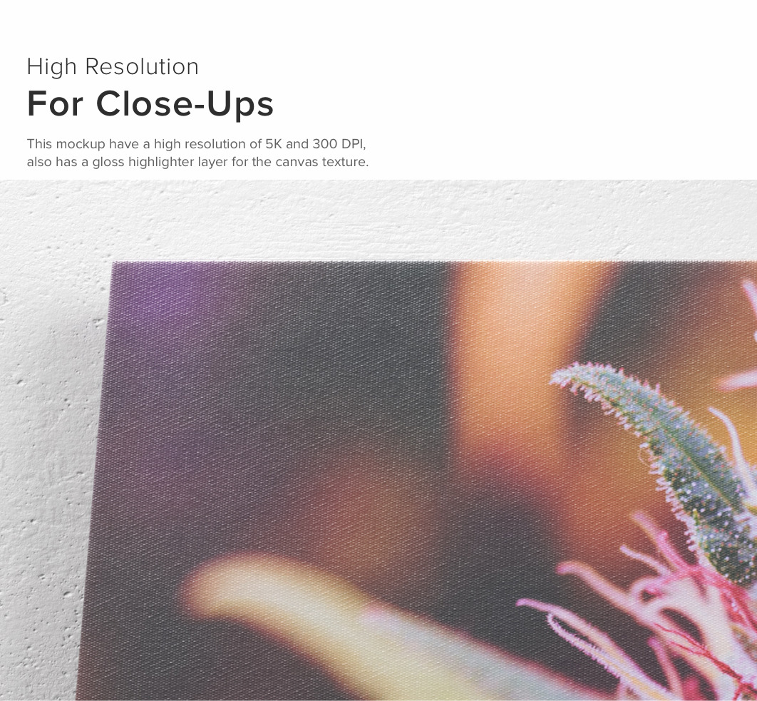 Landscape Canvas Ratio 5x4 Mockup 03 Landscape Canvas Ratio 5x4 Mockup 03