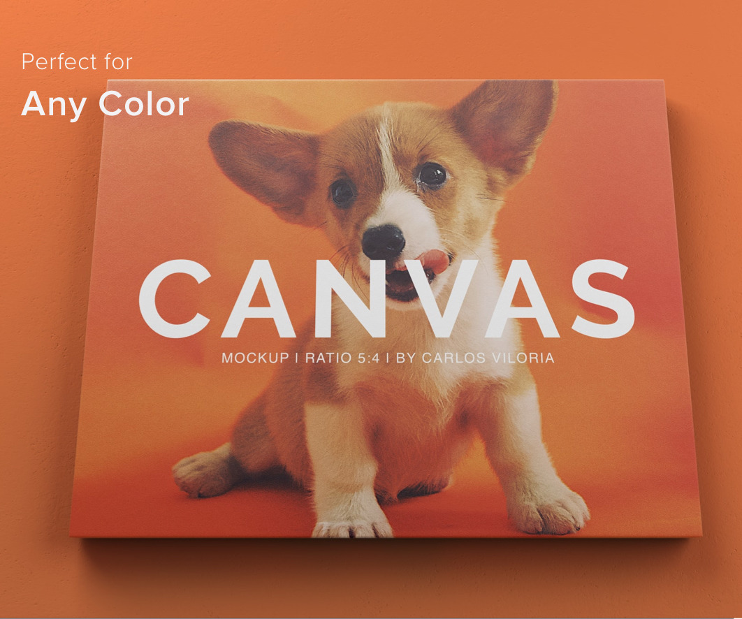 Landscape Canvas Ratio 5x4 Mockup 03 Landscape Canvas Ratio 5x4 Mockup 03