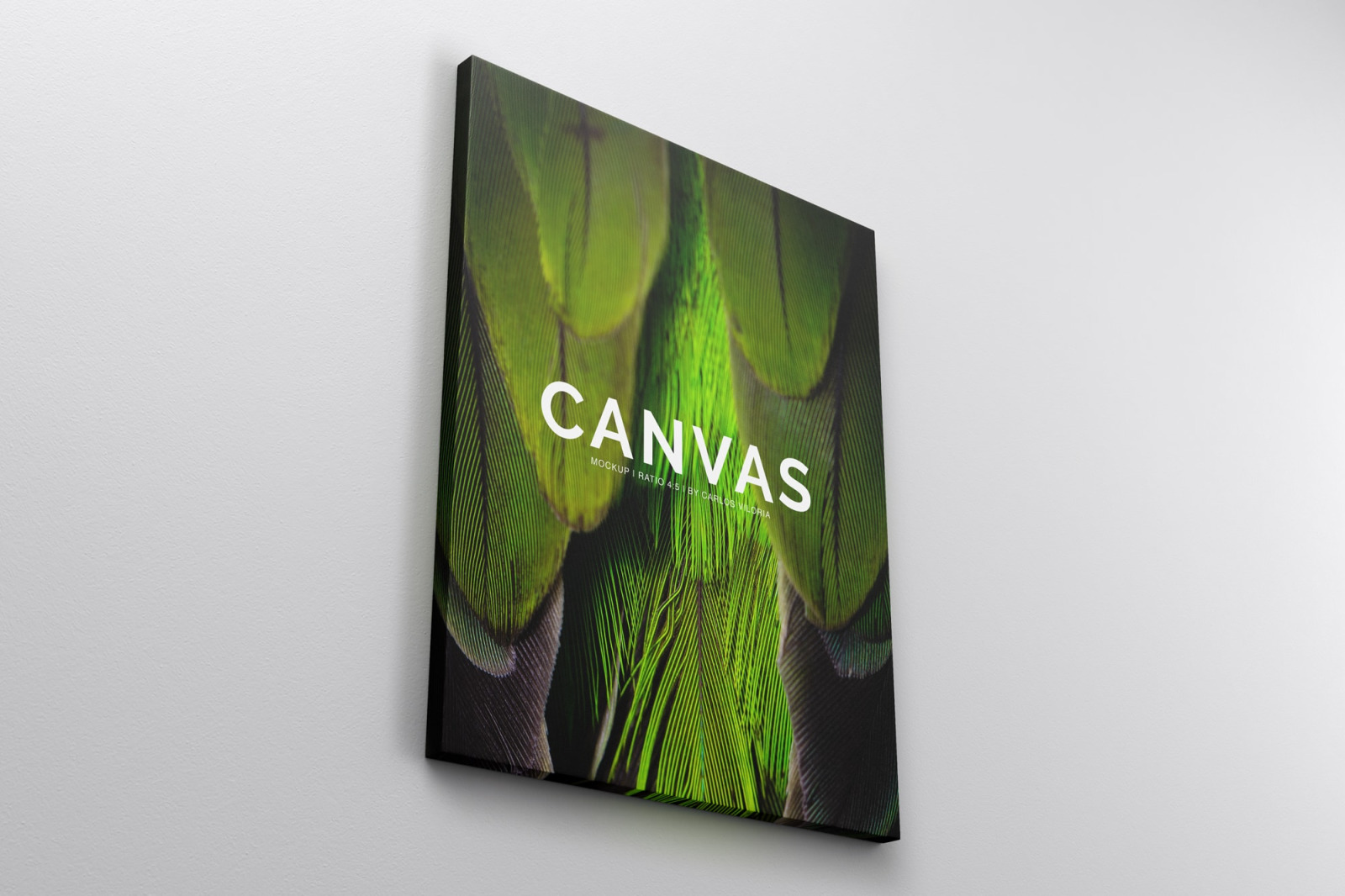 Portrait Canvas Ratio 4x5 Mockup 03