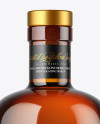 Amber Glass Bottle Mockup Amber Glass Bottle Mockup