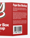 Paper Box Mockup Paper Box Mockup