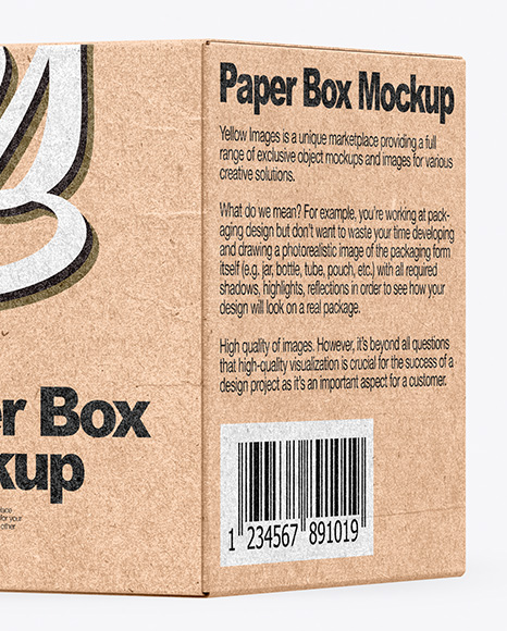 Kraft Box Mockup