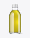 Clear Glass Oil Bottle Mockup