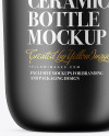 Ceramic Bottle Mockup Ceramic Bottle Mockup