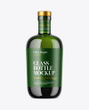 Green Glass Bottle Mockup Green Glass Bottle Mockup