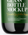 Green Glass Bottle Mockup Green Glass Bottle Mockup