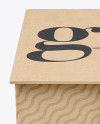 Kraft Paper Box Mockup