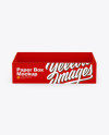 Paper Box Mockup Paper Box Mockup