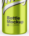 Metallic Bottle Mockup