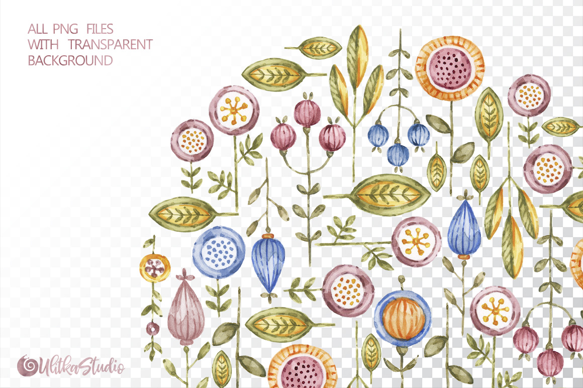 Cute owls. Watercolor collection with floral forest birds. Cute owls. Watercolor collection with floral forest birds.