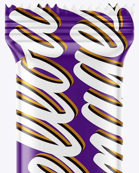 Glossy Snack Bar Mockup