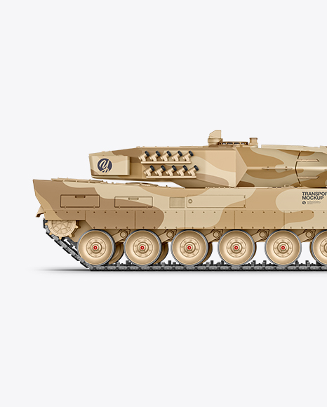 Tank Mockup - Side View